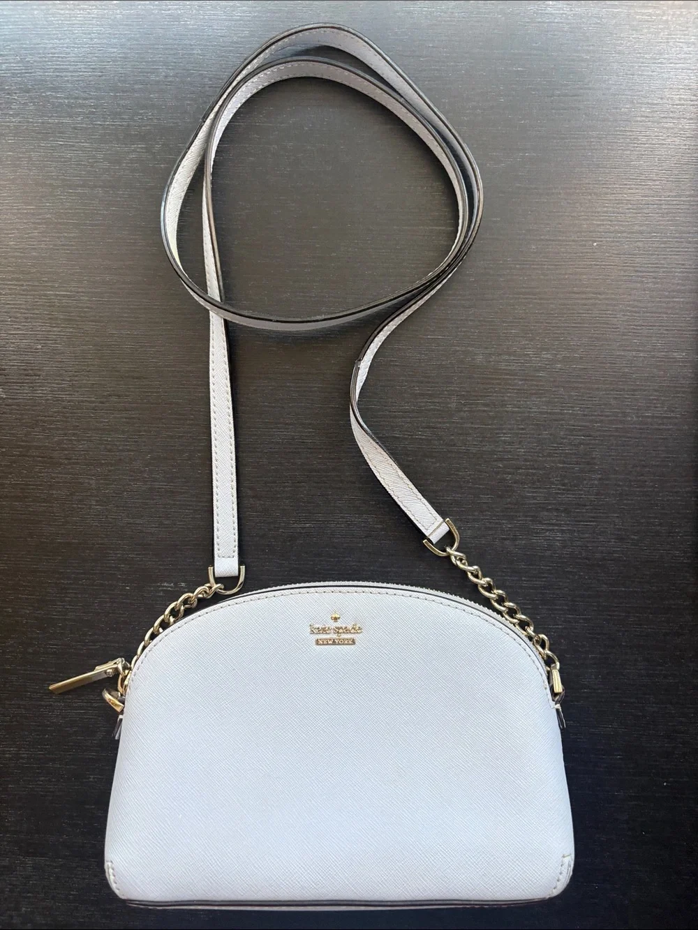 kate spade White light blue Crossbody Bag